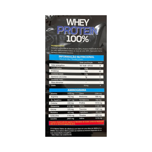 WHEY PROTEIN CONCENTRADO 900g - HEALTH TIME - Image 2