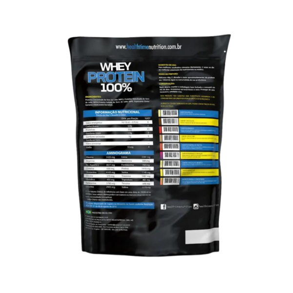 WHEY PROTEIN CONCENTRADO 900g - HEALTH TIME - Image 3