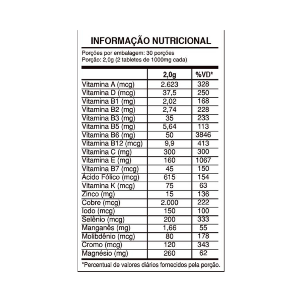 Multivitamínico A-Z Premium - Health Labs - Image 3