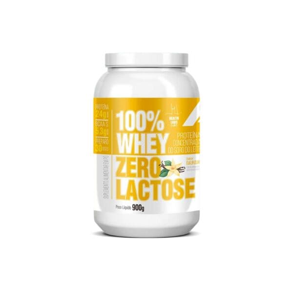 Whey 100% Zero Lactose 900g - Health Labs