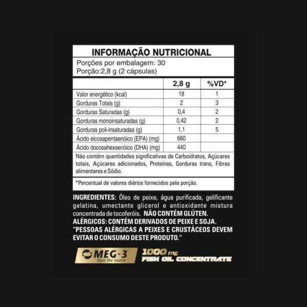 Ômega 3 X - 60 caps - 1Pure Nutrition - Image 2