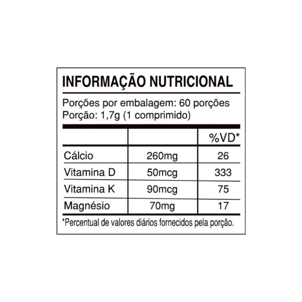 Cálcio MDK 60comp - Health Labs - Image 2
