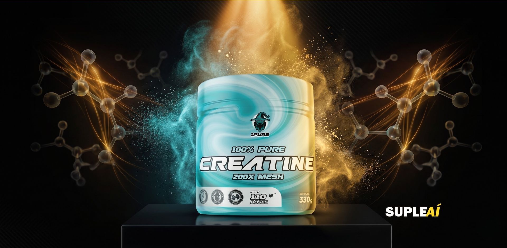 Creatina 200X Mesh - 1Pure Nutrition